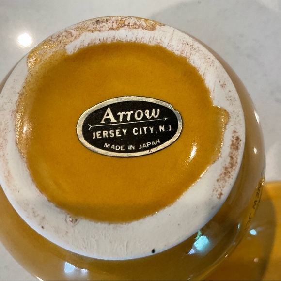 Vintage 60’s Ceramic Pitcher & Bowl “Cape May, NJ Lighthouse” Made in Japan - Picture 5 of 11